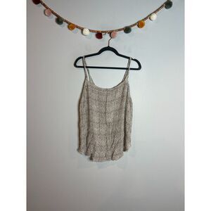 Free People patterned open side tank top